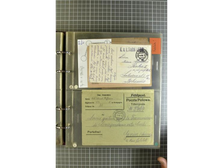 1914/18, großartige Sammlung von über 8000 Feldpostbriefen und -karten, dabei gute Stempel wie Feldpost Nr. 7, 82, 1058, 1060