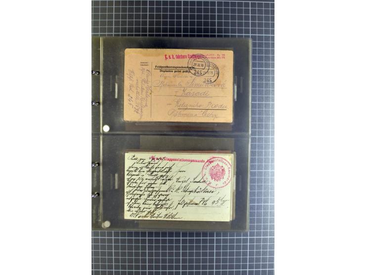 1914/18, großartige Sammlung von über 8000 Feldpostbriefen und -karten, dabei gute Stempel wie Feldpost Nr. 7, 82, 1058, 1060