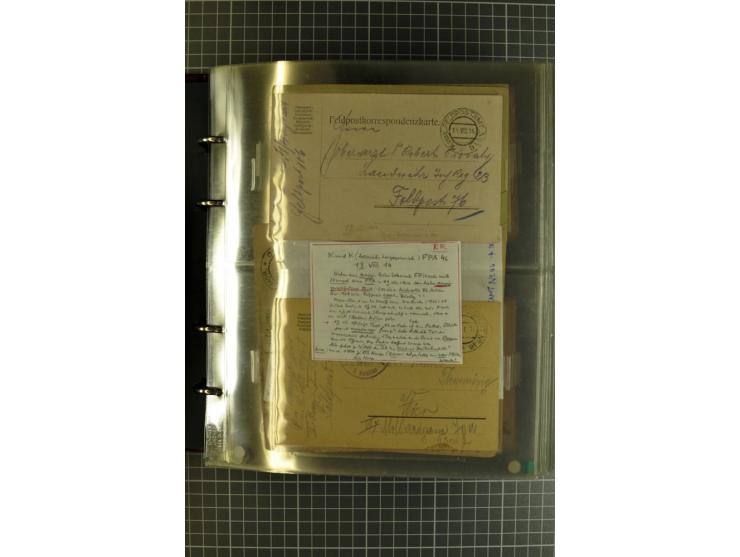 1914/18, großartige Sammlung von über 8000 Feldpostbriefen und -karten, dabei gute Stempel wie Feldpost Nr. 7, 82, 1058, 1060