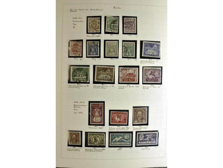 1860/2009, umfangreiche, meist gestempelte Sammlung ab Mi.-Nr. 1, am Anfang mit einigen besseren Aufdruckwerten (u.a. Mi.-Nr.