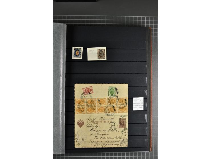 1858/1930 (ca.), gestempelte und ungebrauchte Sammlung mit Doubletten, etwas spezialisiert im Einsteckbuch mit Gebietsausgabe