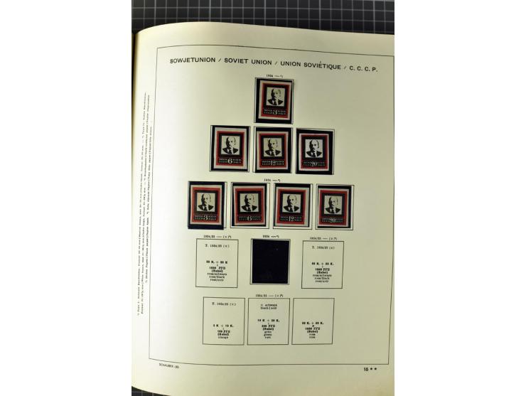 1875/1939, ungebrauchte Sammlung in vielen besseren Ausgaben dabei u.a. Mi.-Nr. 185IIB, 402-05B, 410-11A, 427-28, 429-49, 453