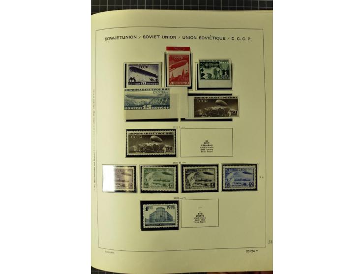 1875/1939, ungebrauchte Sammlung in vielen besseren Ausgaben dabei u.a. Mi.-Nr. 185IIB, 402-05B, 410-11A, 427-28, 429-49, 453