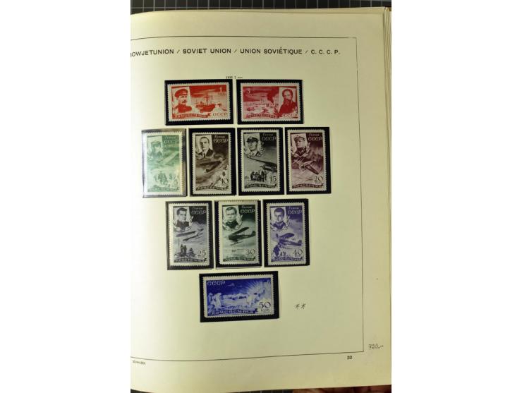 1875/1939, ungebrauchte Sammlung in vielen besseren Ausgaben dabei u.a. Mi.-Nr. 185IIB, 402-05B, 410-11A, 427-28, 429-49, 453