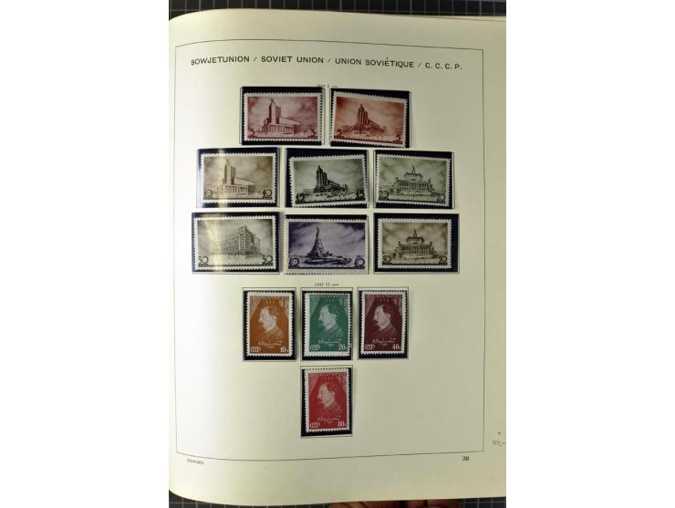 1875/1939, ungebrauchte Sammlung in vielen besseren Ausgaben dabei u.a. Mi.-Nr. 185IIB, 402-05B, 410-11A, 427-28, 429-49, 453