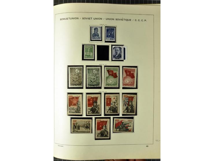 1875/1939, ungebrauchte Sammlung in vielen besseren Ausgaben dabei u.a. Mi.-Nr. 185IIB, 402-05B, 410-11A, 427-28, 429-49, 453