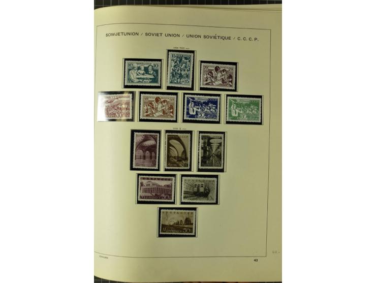 1875/1939, ungebrauchte Sammlung in vielen besseren Ausgaben dabei u.a. Mi.-Nr. 185IIB, 402-05B, 410-11A, 427-28, 429-49, 453