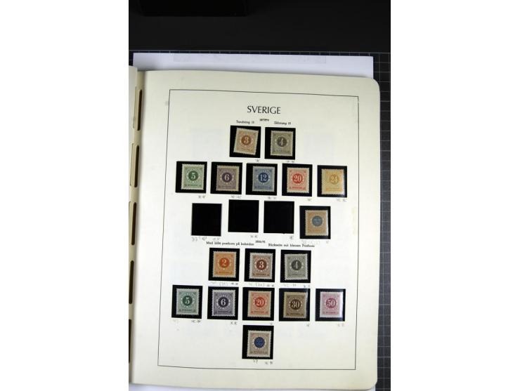 1855/1945, ungebrauchte und postfrische Sammlung, sehr gut besetzt und etwas spezialisiert mit Farben, Typen, Heftchenpaaren,