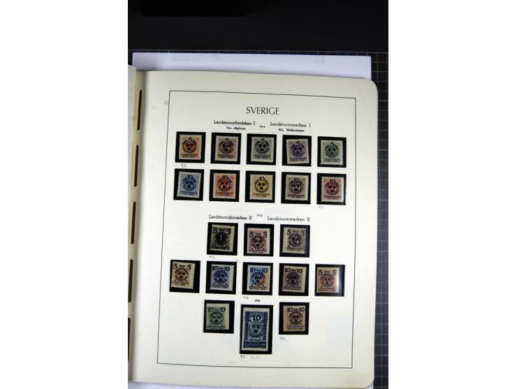 1855/1945, ungebrauchte und postfrische Sammlung, sehr gut besetzt und etwas spezialisiert mit Farben, Typen, Heftchenpaaren,