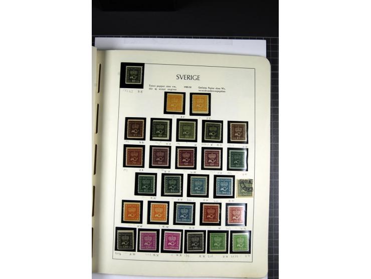 1855/1945, ungebrauchte und postfrische Sammlung, sehr gut besetzt und etwas spezialisiert mit Farben, Typen, Heftchenpaaren,