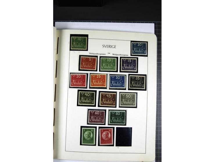 1855/1945, ungebrauchte und postfrische Sammlung, sehr gut besetzt und etwas spezialisiert mit Farben, Typen, Heftchenpaaren,