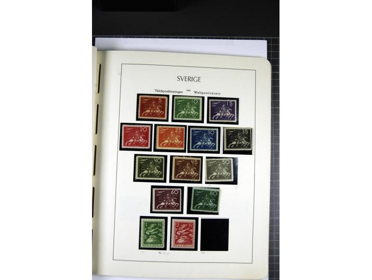 1855/1945, ungebrauchte und postfrische Sammlung, sehr gut besetzt und etwas spezialisiert mit Farben, Typen, Heftchenpaaren,