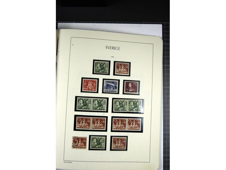 1855/1945, ungebrauchte und postfrische Sammlung, sehr gut besetzt und etwas spezialisiert mit Farben, Typen, Heftchenpaaren,