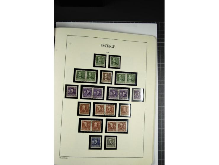 1855/1945, ungebrauchte und postfrische Sammlung, sehr gut besetzt und etwas spezialisiert mit Farben, Typen, Heftchenpaaren,