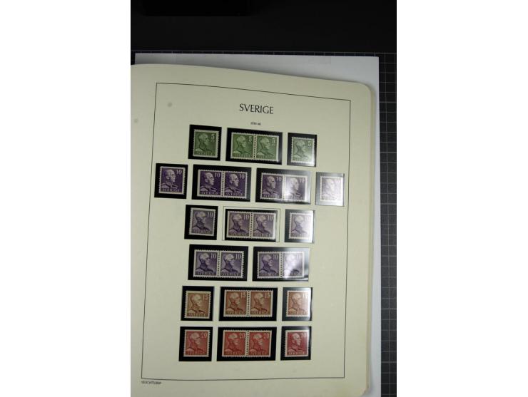 1855/1945, ungebrauchte und postfrische Sammlung, sehr gut besetzt und etwas spezialisiert mit Farben, Typen, Heftchenpaaren,