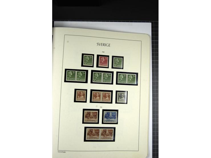 1855/1945, ungebrauchte und postfrische Sammlung, sehr gut besetzt und etwas spezialisiert mit Farben, Typen, Heftchenpaaren,