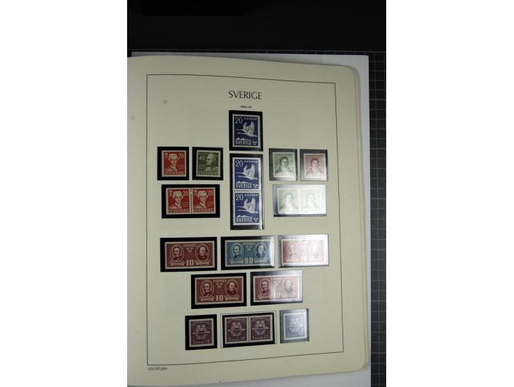 1855/1945, ungebrauchte und postfrische Sammlung, sehr gut besetzt und etwas spezialisiert mit Farben, Typen, Heftchenpaaren,