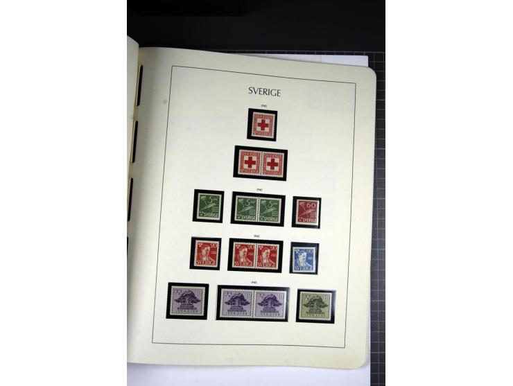 1855/1945, ungebrauchte und postfrische Sammlung, sehr gut besetzt und etwas spezialisiert mit Farben, Typen, Heftchenpaaren,