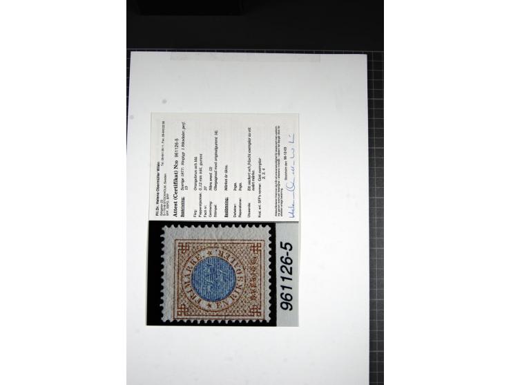 1855/1945, ungebrauchte und postfrische Sammlung, sehr gut besetzt und etwas spezialisiert mit Farben, Typen, Heftchenpaaren,