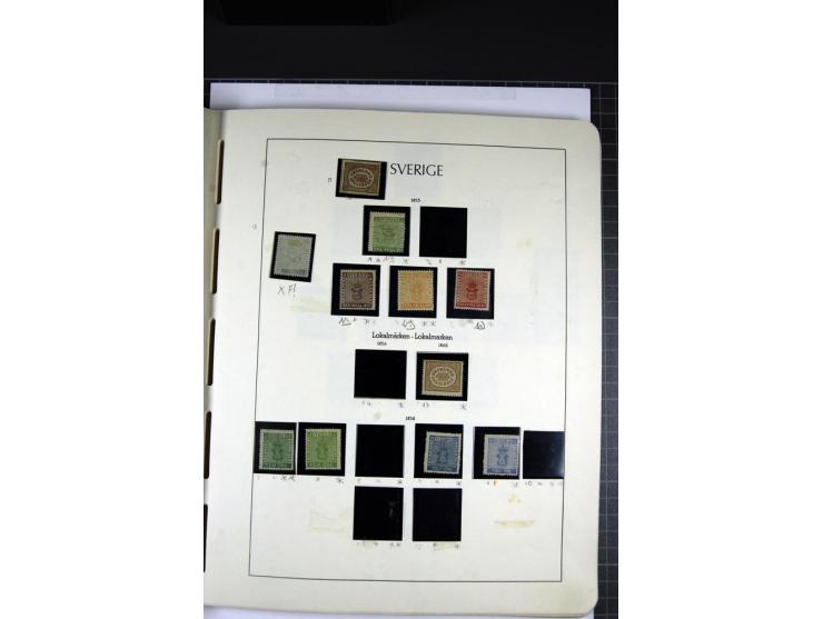 1855/1945, ungebrauchte und postfrische Sammlung, sehr gut besetzt und etwas spezialisiert mit Farben, Typen, Heftchenpaaren,