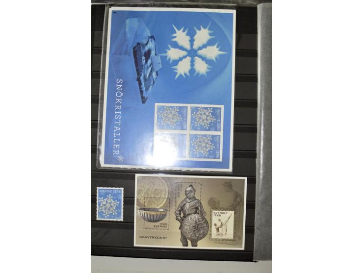 1980/2012, postfrische Sammlung mit Markenheftchen, Kleinbogen etc.