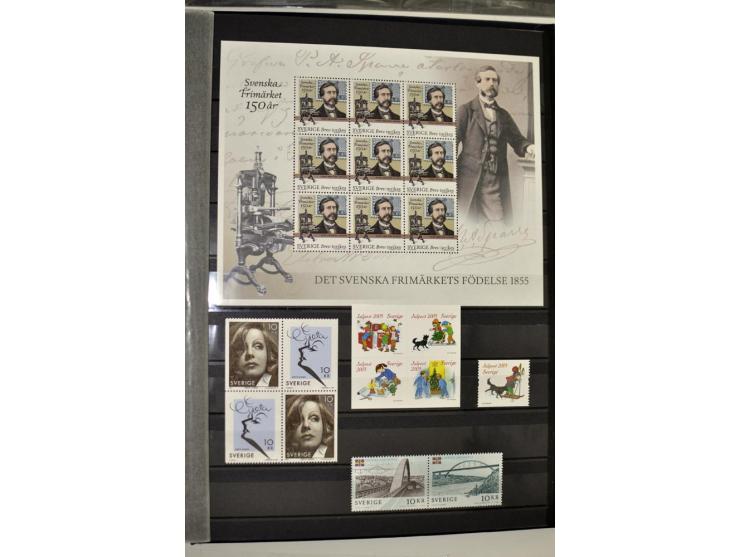 1980/2012, postfrische Sammlung mit Markenheftchen, Kleinbogen etc.