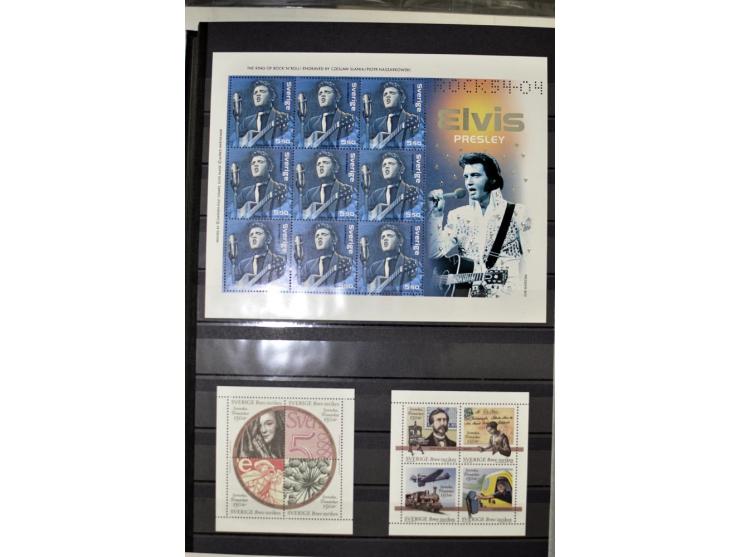1980/2012, postfrische Sammlung mit Markenheftchen, Kleinbogen etc.