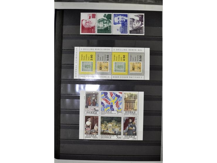 1980/2012, postfrische Sammlung mit Markenheftchen, Kleinbogen etc.