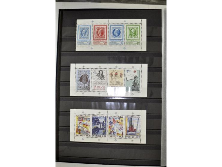 1980/2012, postfrische Sammlung mit Markenheftchen, Kleinbogen etc.