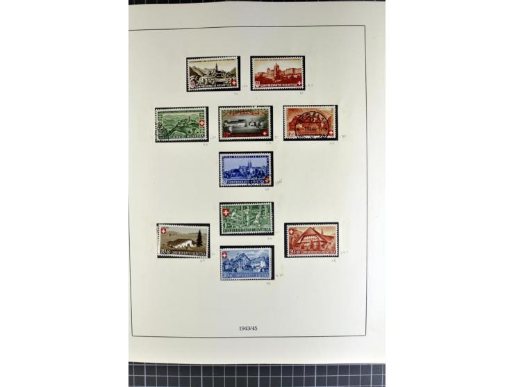 1843/1976, postfrische, ungebrauchte und gestempelte Sammlung mit u.a. Zürich Mi.-Nr. 2II (Attest), Bundespost Mi.-Nr. 4, 5I,
