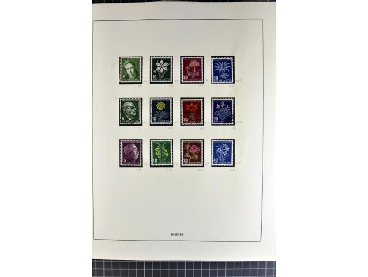 1843/1976, postfrische, ungebrauchte und gestempelte Sammlung mit u.a. Zürich Mi.-Nr. 2II (Attest), Bundespost Mi.-Nr. 4, 5I,