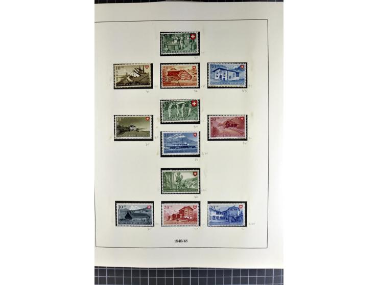 1843/1976, postfrische, ungebrauchte und gestempelte Sammlung mit u.a. Zürich Mi.-Nr. 2II (Attest), Bundespost Mi.-Nr. 4, 5I,