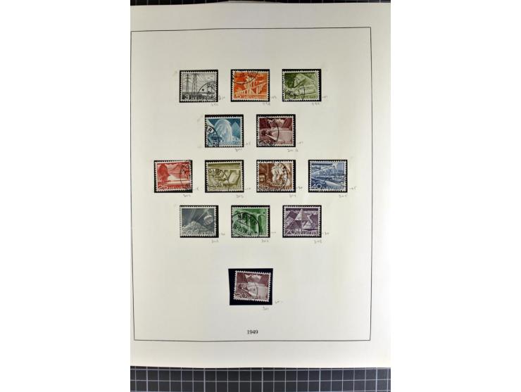 1843/1976, postfrische, ungebrauchte und gestempelte Sammlung mit u.a. Zürich Mi.-Nr. 2II (Attest), Bundespost Mi.-Nr. 4, 5I,