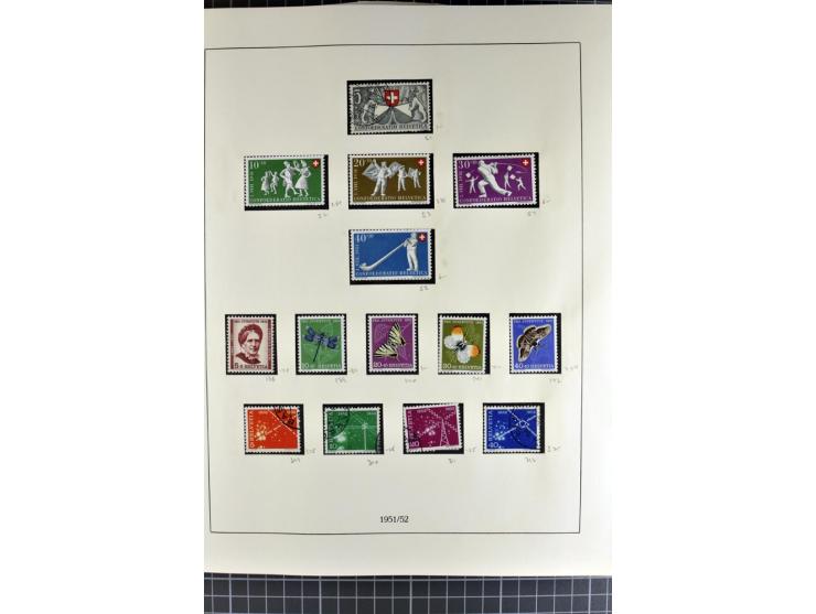 1843/1976, postfrische, ungebrauchte und gestempelte Sammlung mit u.a. Zürich Mi.-Nr. 2II (Attest), Bundespost Mi.-Nr. 4, 5I,