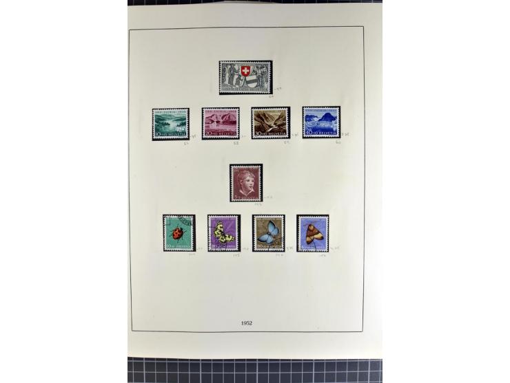 1843/1976, postfrische, ungebrauchte und gestempelte Sammlung mit u.a. Zürich Mi.-Nr. 2II (Attest), Bundespost Mi.-Nr. 4, 5I,