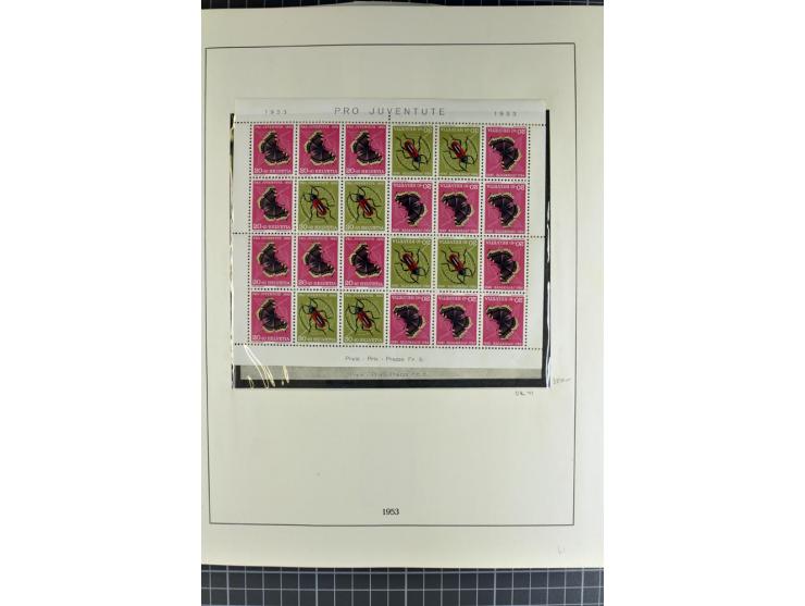 1843/1976, postfrische, ungebrauchte und gestempelte Sammlung mit u.a. Zürich Mi.-Nr. 2II (Attest), Bundespost Mi.-Nr. 4, 5I,