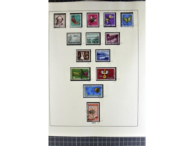 1843/1976, postfrische, ungebrauchte und gestempelte Sammlung mit u.a. Zürich Mi.-Nr. 2II (Attest), Bundespost Mi.-Nr. 4, 5I,