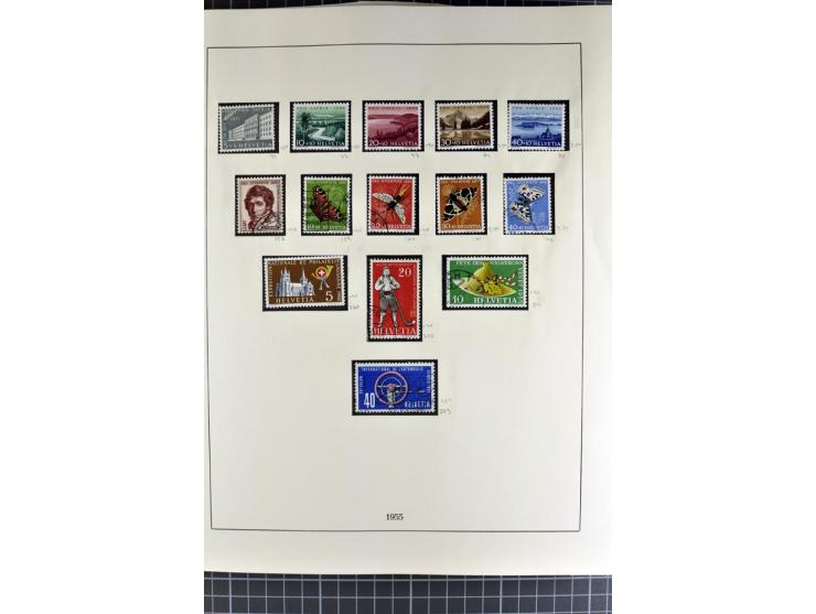 1843/1976, postfrische, ungebrauchte und gestempelte Sammlung mit u.a. Zürich Mi.-Nr. 2II (Attest), Bundespost Mi.-Nr. 4, 5I,