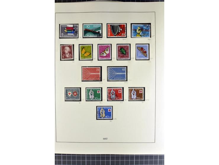 1843/1976, postfrische, ungebrauchte und gestempelte Sammlung mit u.a. Zürich Mi.-Nr. 2II (Attest), Bundespost Mi.-Nr. 4, 5I,