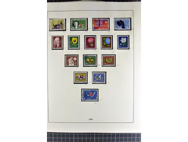 1843/1976, postfrische, ungebrauchte und gestempelte Sammlung mit u.a. Zürich Mi.-Nr. 2II (Attest), Bundespost Mi.-Nr. 4, 5I,