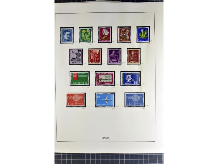 1843/1976, postfrische, ungebrauchte und gestempelte Sammlung mit u.a. Zürich Mi.-Nr. 2II (Attest), Bundespost Mi.-Nr. 4, 5I,