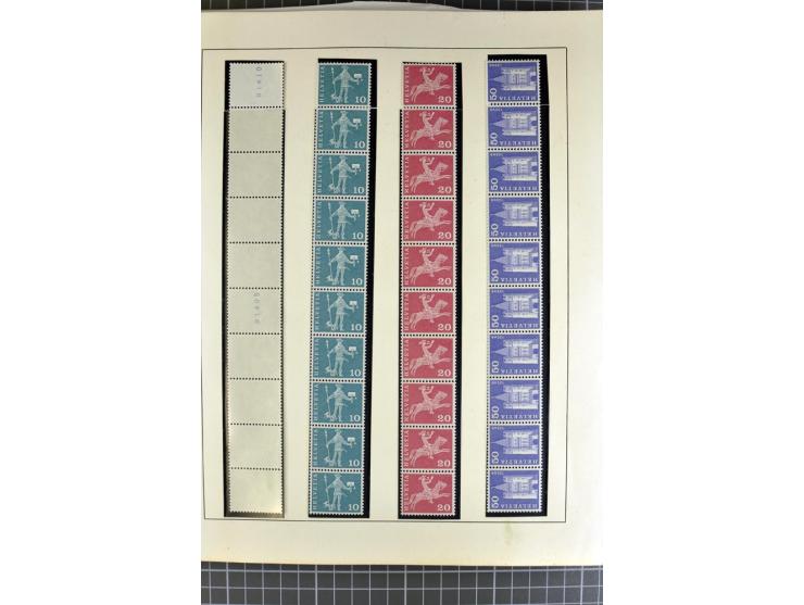1843/1976, postfrische, ungebrauchte und gestempelte Sammlung mit u.a. Zürich Mi.-Nr. 2II (Attest), Bundespost Mi.-Nr. 4, 5I,