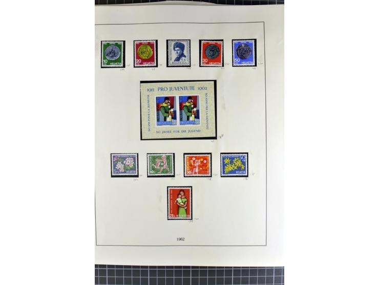 1843/1976, postfrische, ungebrauchte und gestempelte Sammlung mit u.a. Zürich Mi.-Nr. 2II (Attest), Bundespost Mi.-Nr. 4, 5I,