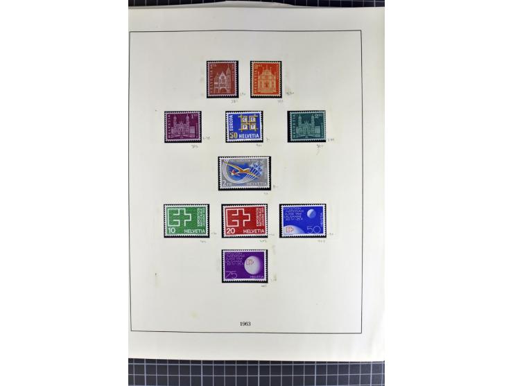 1843/1976, postfrische, ungebrauchte und gestempelte Sammlung mit u.a. Zürich Mi.-Nr. 2II (Attest), Bundespost Mi.-Nr. 4, 5I,