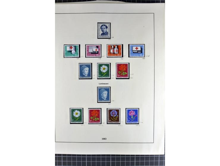 1843/1976, postfrische, ungebrauchte und gestempelte Sammlung mit u.a. Zürich Mi.-Nr. 2II (Attest), Bundespost Mi.-Nr. 4, 5I,
