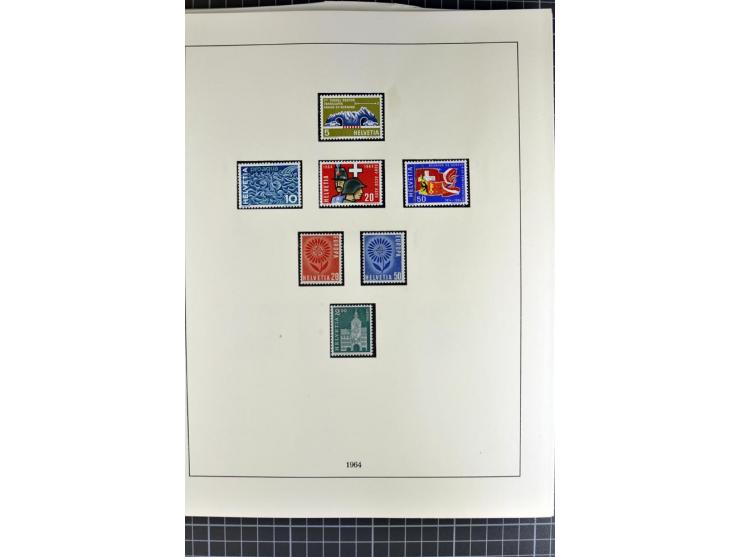 1843/1976, postfrische, ungebrauchte und gestempelte Sammlung mit u.a. Zürich Mi.-Nr. 2II (Attest), Bundespost Mi.-Nr. 4, 5I,