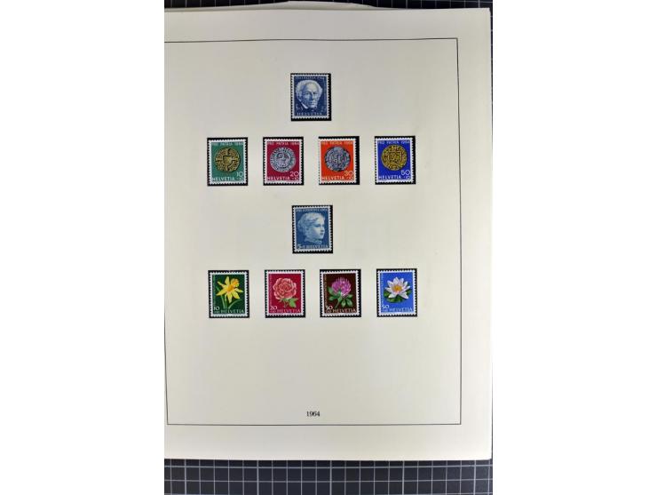 1843/1976, postfrische, ungebrauchte und gestempelte Sammlung mit u.a. Zürich Mi.-Nr. 2II (Attest), Bundespost Mi.-Nr. 4, 5I,