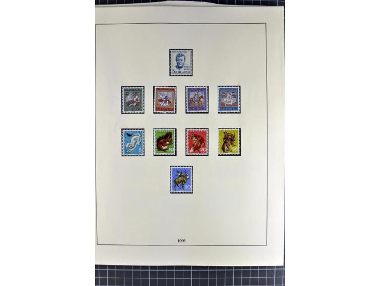 1843/1976, postfrische, ungebrauchte und gestempelte Sammlung mit u.a. Zürich Mi.-Nr. 2II (Attest), Bundespost Mi.-Nr. 4, 5I,