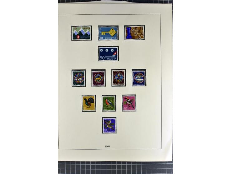 1843/1976, postfrische, ungebrauchte und gestempelte Sammlung mit u.a. Zürich Mi.-Nr. 2II (Attest), Bundespost Mi.-Nr. 4, 5I,