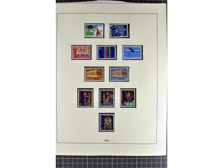 1843/1976, postfrische, ungebrauchte und gestempelte Sammlung mit u.a. Zürich Mi.-Nr. 2II (Attest), Bundespost Mi.-Nr. 4, 5I,
